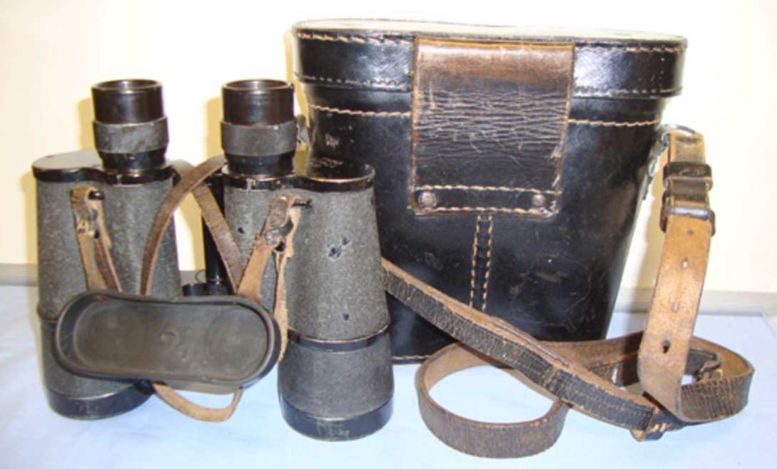 WW2, Nazi German 7 X 50 Magnification, Armoured Kriegsmarine / U Boat Binoculars By Carl Zeiss, Jena