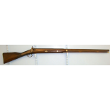 Large, Quality, C1850 .8" Bore Percussion Fowling Piece/ Punt Gun, Shotgun, By Wilson, York With