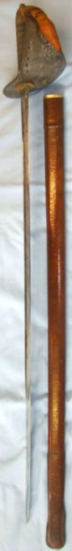 British 1827/97 Pattern Officer's Sword With Etched 1827 Pattern Blade To The 6th North York Rifle