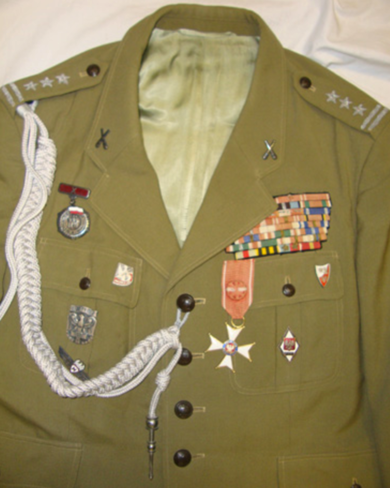 C1960 Cold War Era Polish Officers 'Summer' Uniform Complete With Order of Polonia Restituta