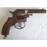 Victorian Era British Webley Royal Ulster Constabulary (RIC) Pattern Model 1867 6 Shot Double &