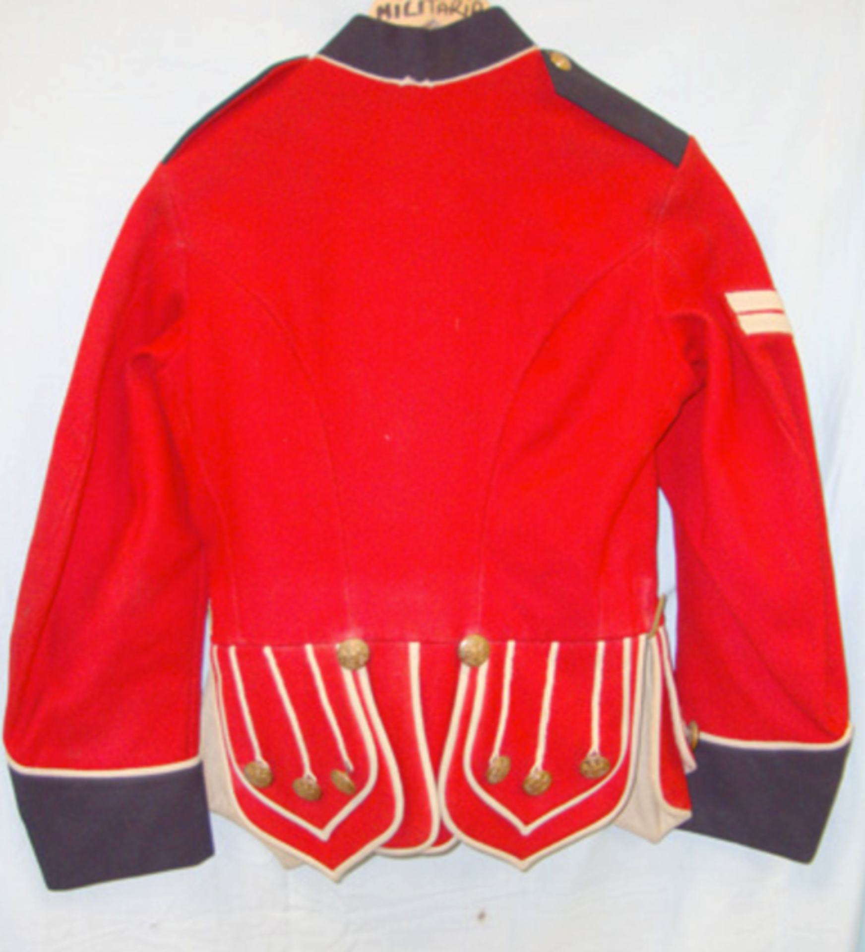 WW1 Period British Corporal's, Scarlet Doublet Front Tunic.   This is a splendid, original WW1 era - Image 3 of 3