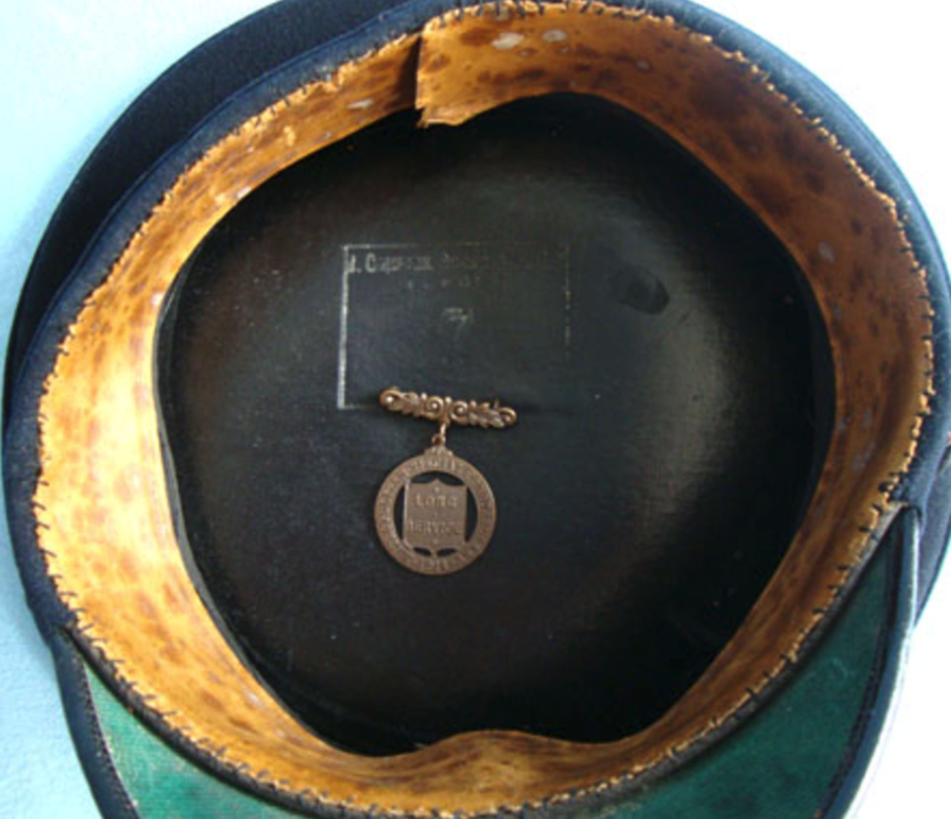 WW1 Metropolitan Special Constabulary Police Cap With Cap Badge to J. Compton Along with - Image 2 of 3