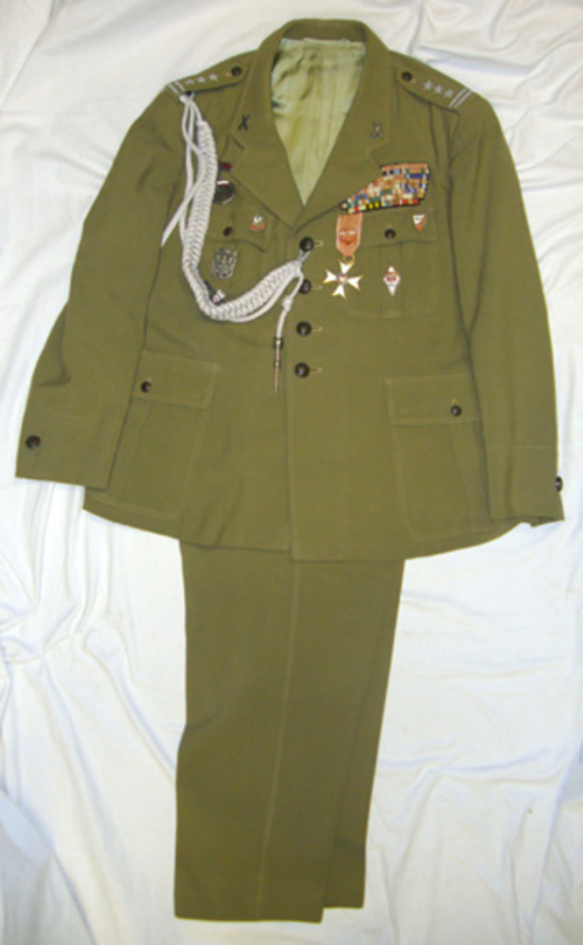 C1960 Cold War Era Polish Officers 'Summer' Uniform Complete With Order of Polonia Restituta - Image 3 of 3