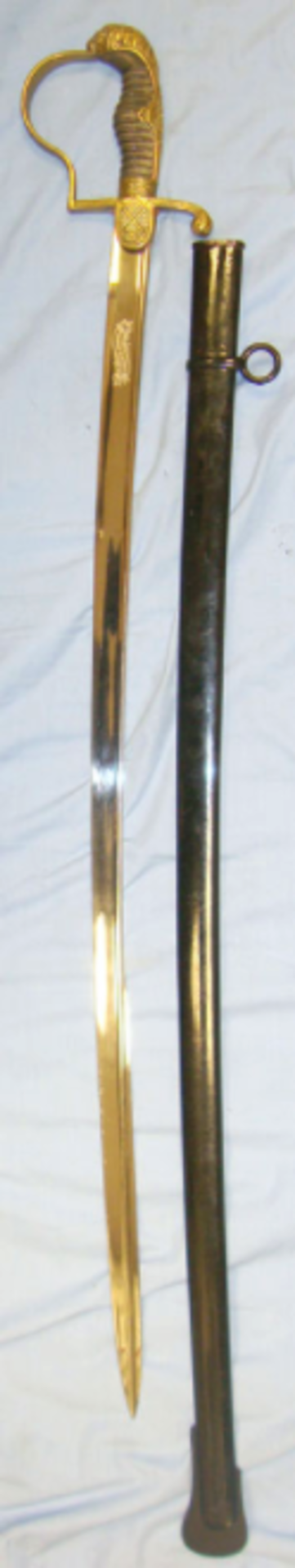 Superior Quality, Imperial German/ Armies Of The Reich Artillery Officer's Long Dress Sword With '