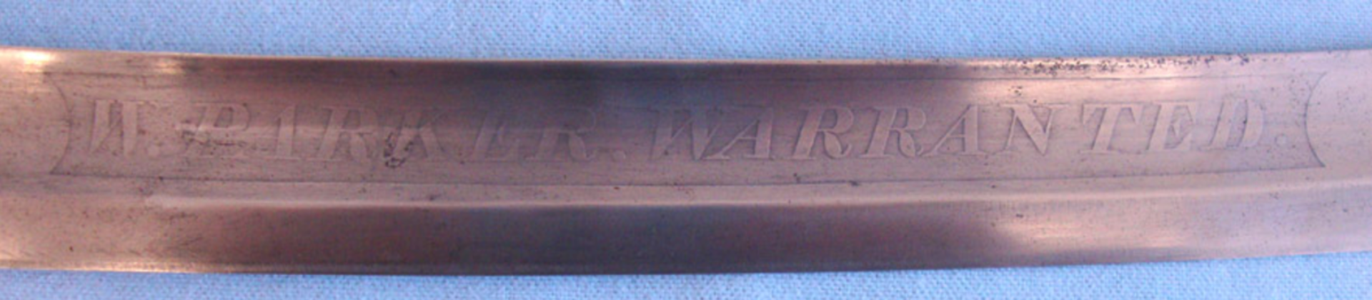 Victorian London Constabulary W. Parker Warranted Etched Police Hanger / Cutlass (Later Parker Field - Image 2 of 3