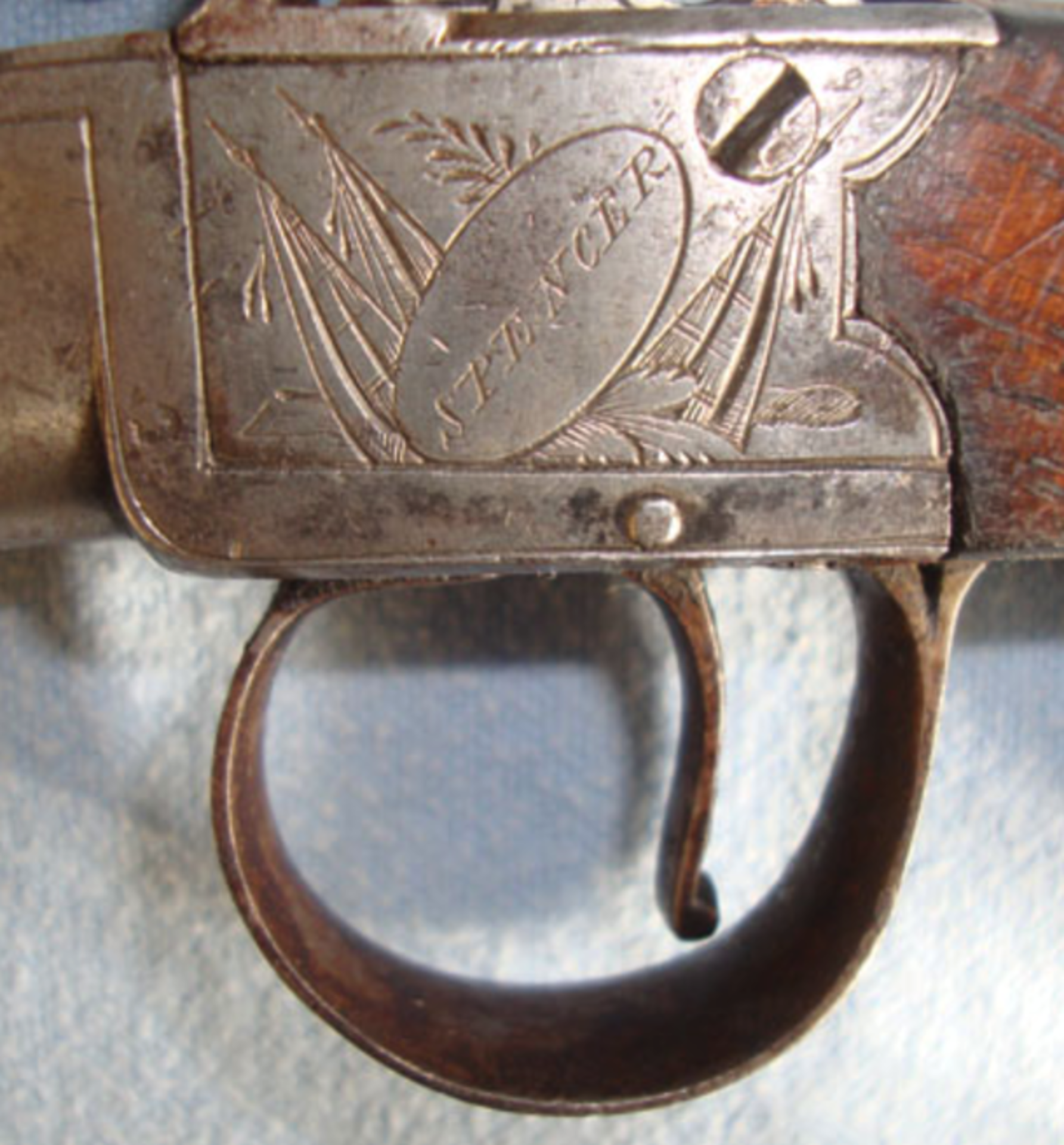 C1820 English Thomas Spencer,London, .45Ó Bore Flintlock Pocket Pistol With Screw Off Barrel. - Bild 2 aus 3