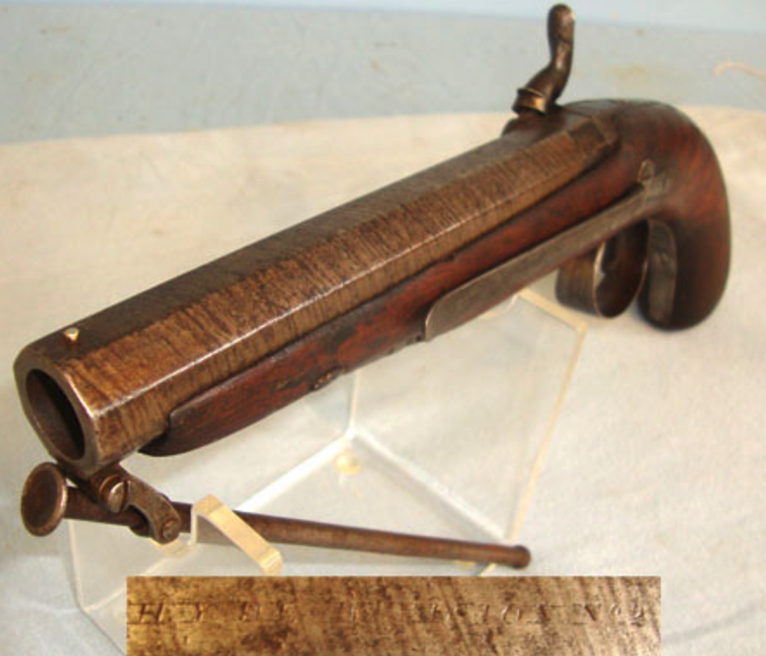 Victorian C1860 English Police Constabulary .65" Bore Percussion Belt Pistol By Hiatt, Birmingham To - Image 3 of 3