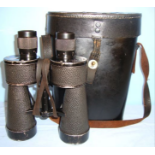 WW2, Nazi German 7 X 50 Magnification, Kriegsmarine Binoculars By 'beh' Ernst Leitz, Wetzlar, With