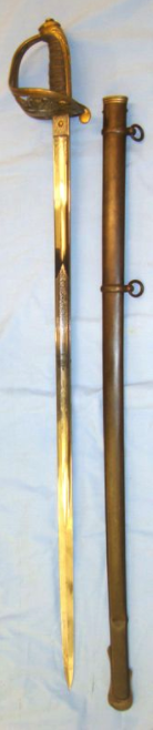 Victorian, British Pattern 1845 Infantry Officers' Sword With Etched Blade Including Arms Of The