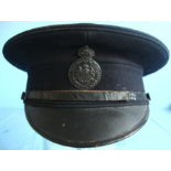 WW1 Metropolitan Special Constabulary Police Cap With Cap Badge to J. Compton Along with