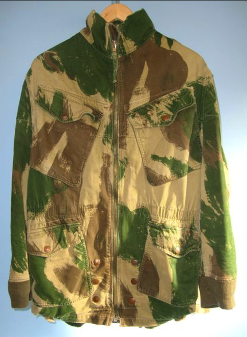 Final Stage Production 1970's British Camouflaged Parachutist's Airborne Troops Pattern Denison