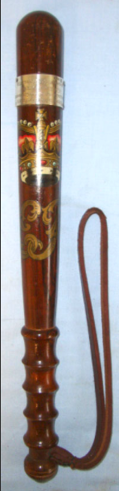 1933-1959 Dated, Birmingham City Police Special Constabulary Commander's Presentation Truncheon With