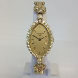 18CT Longines watch diamond set Pre-Owned