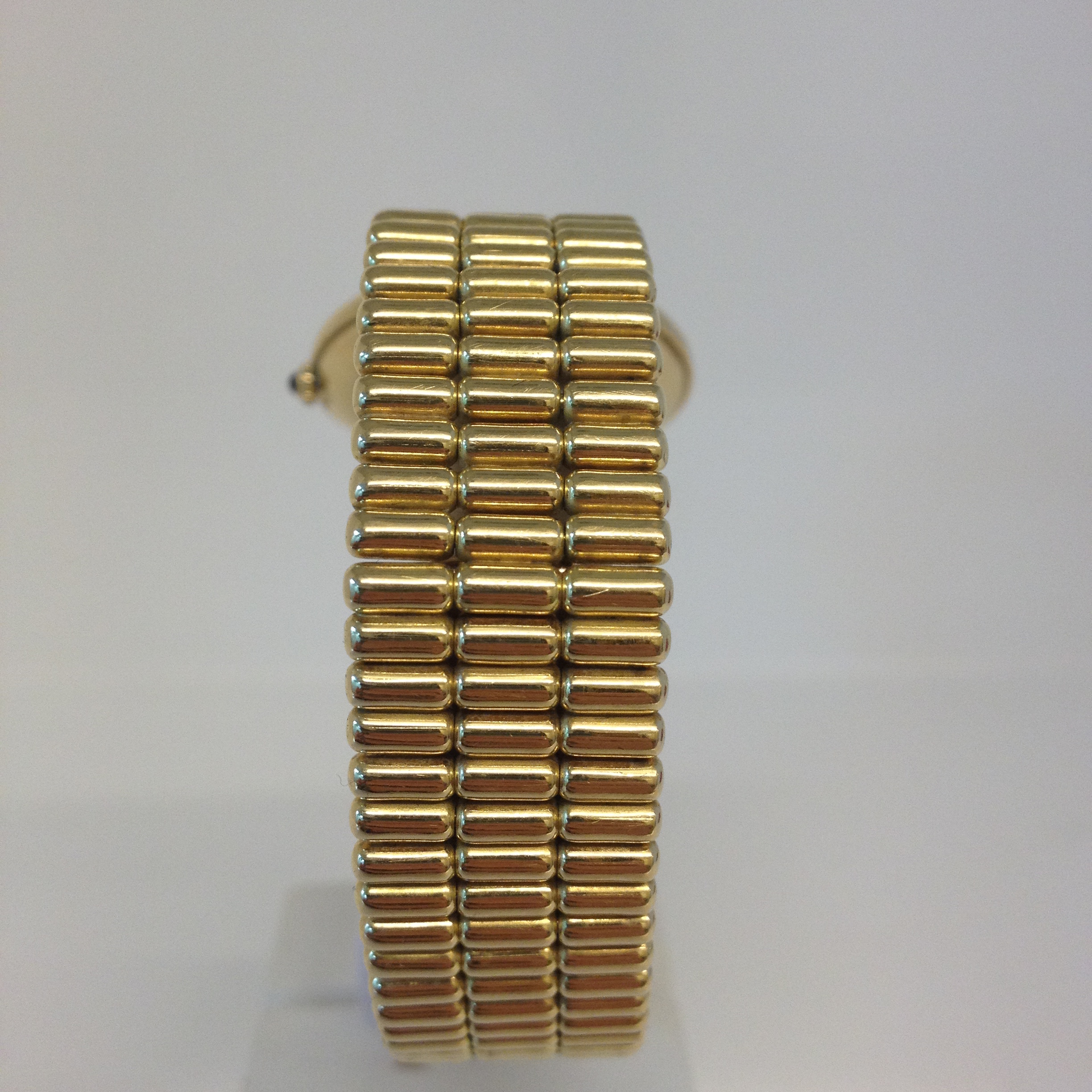 18ct yellow gold Cartier bracelet Watch Pre-Owned - Image 4 of 5