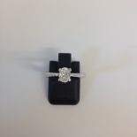 Diamond approx 0.46ct Set in 18ct white gold With valuation dated 15/12/2015 £2100