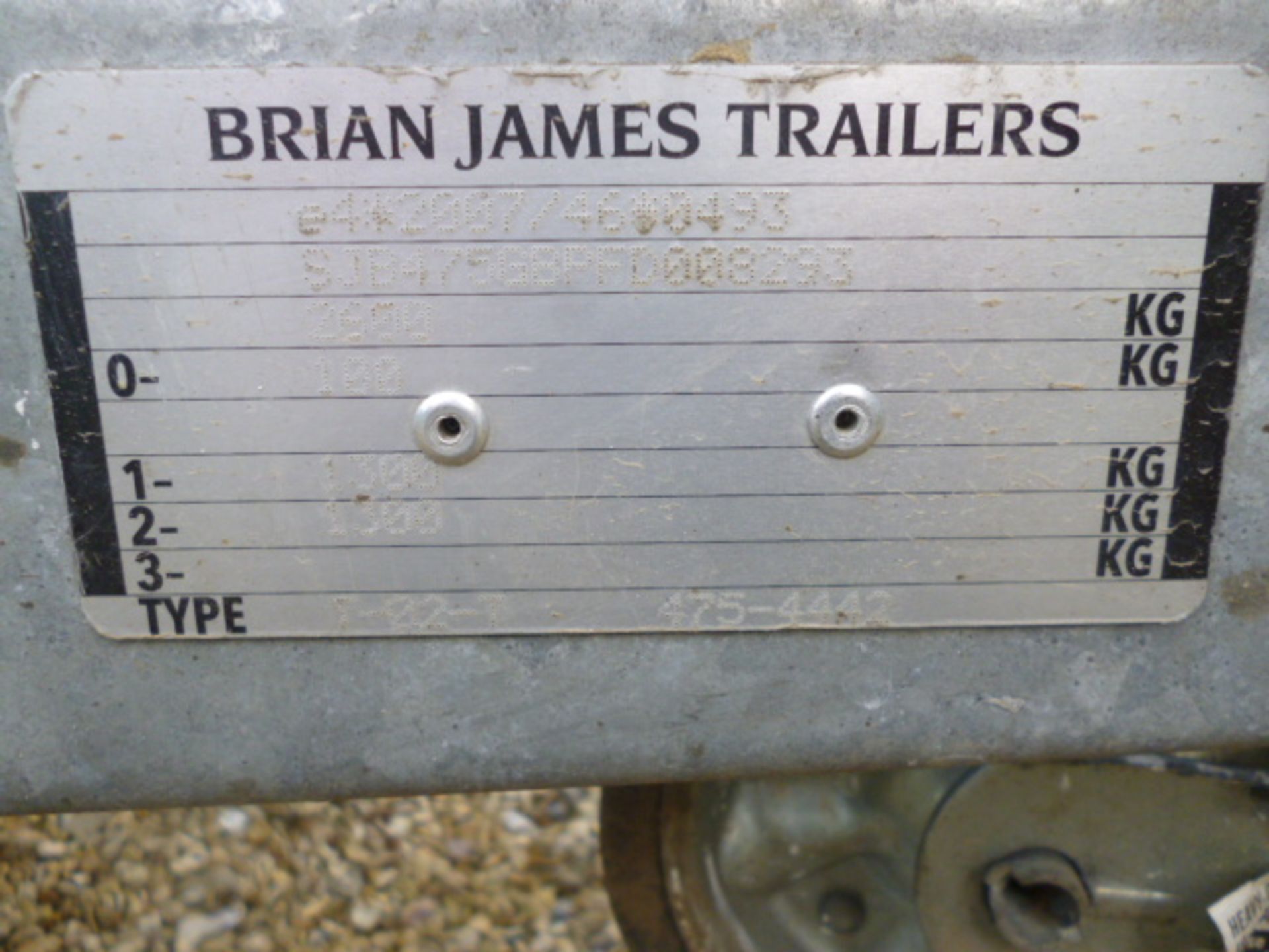 BRAIN JAMES FLAT BED TRAILER TWIN - Image 3 of 6