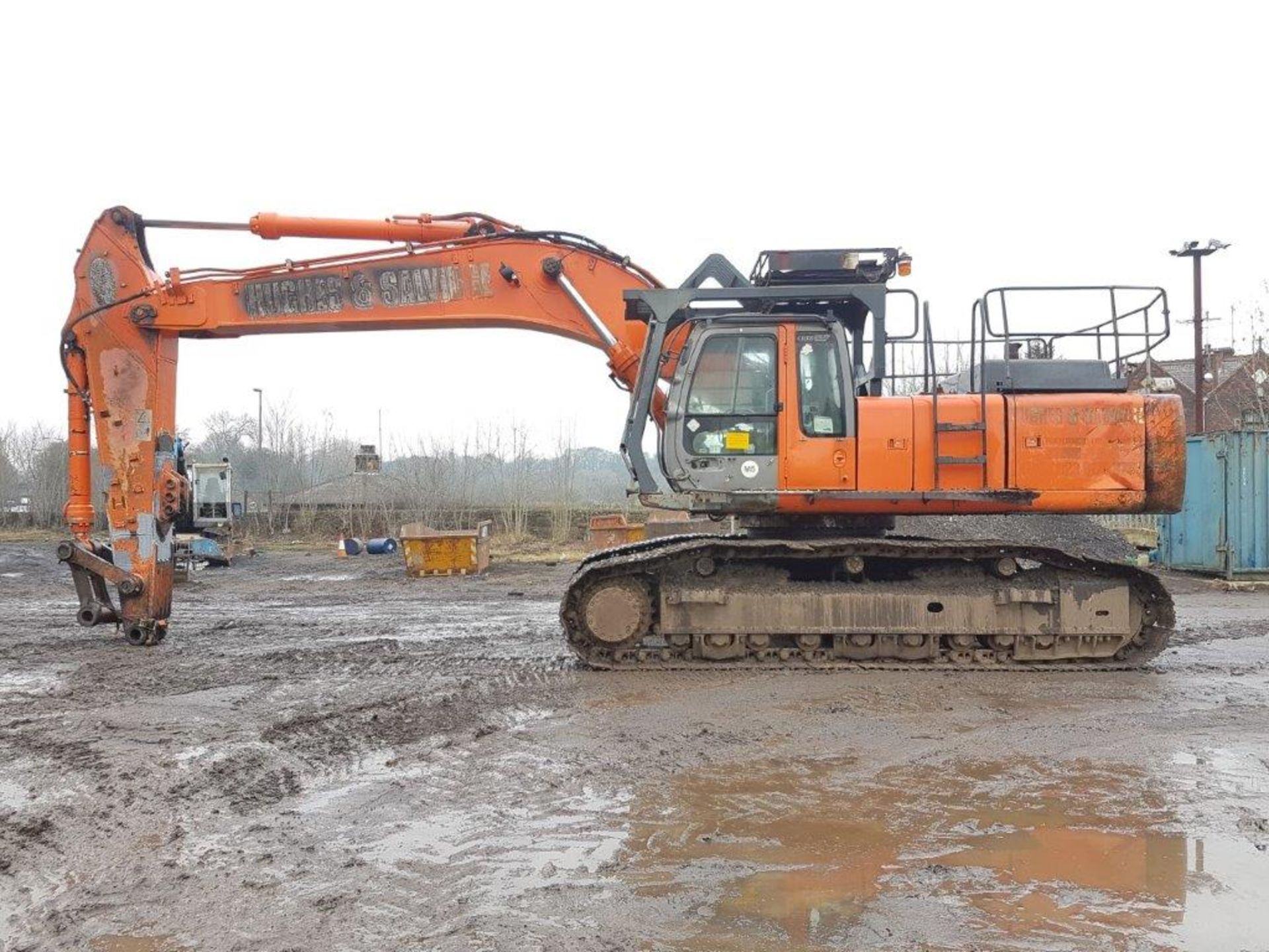 Hitachi ZX460 Excavator 2005, Direct from work and well maintained machine. Hammer line - Image 2 of 2