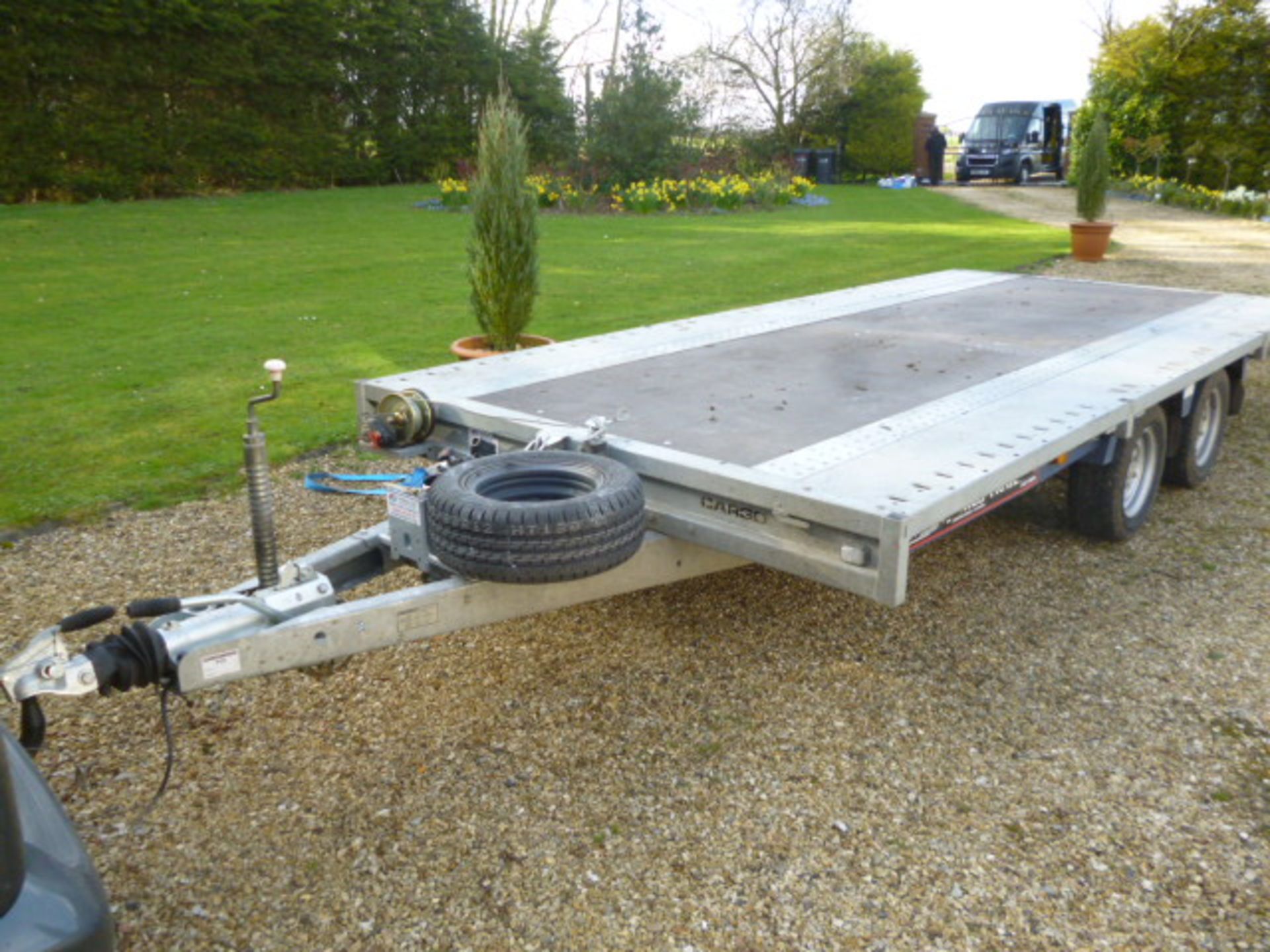 BRAIN JAMES FLAT BED TRAILER TWIN - Image 2 of 6