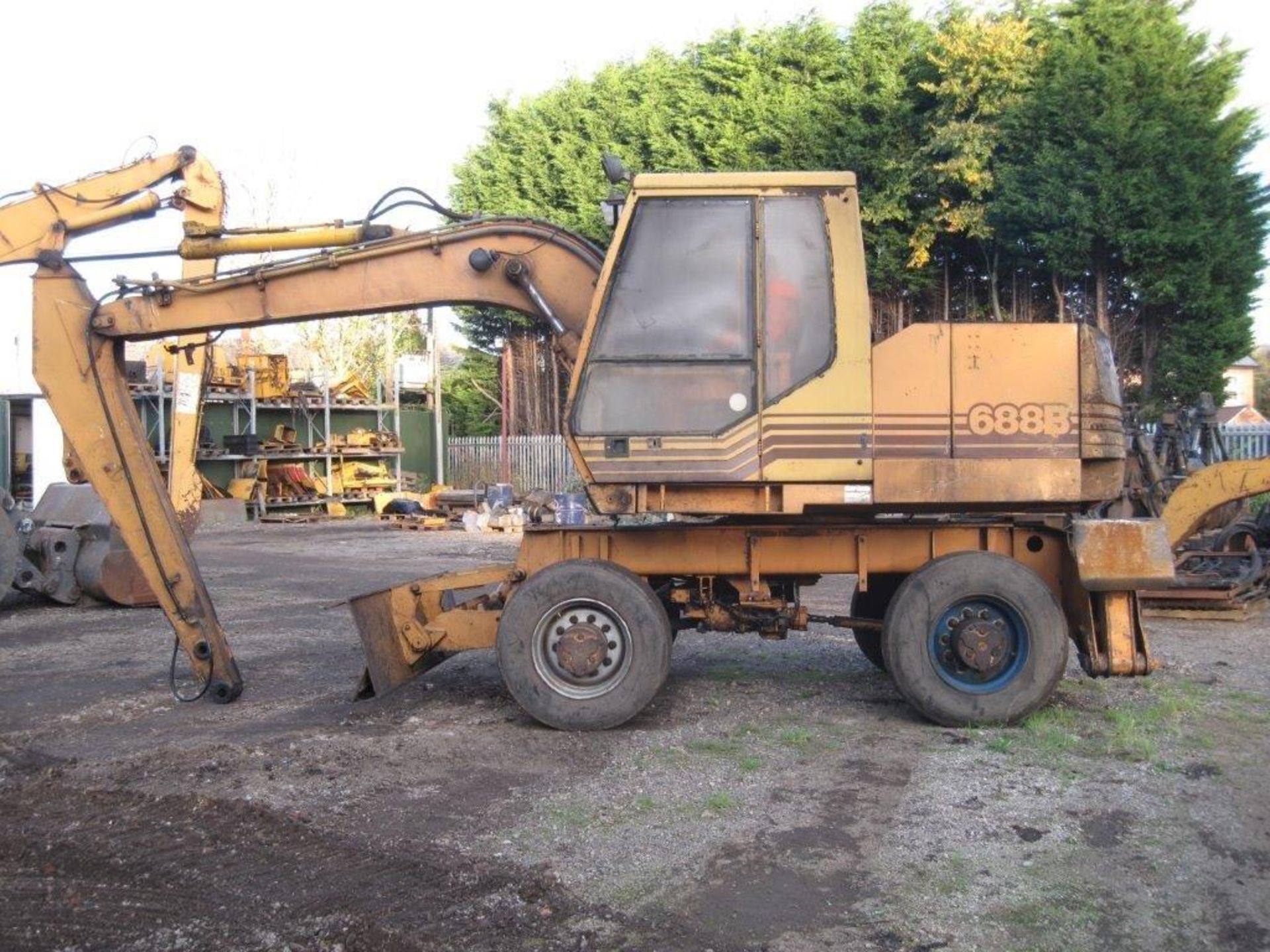 Case 688B Excavator on Wheels Direct from work - Image 2 of 2