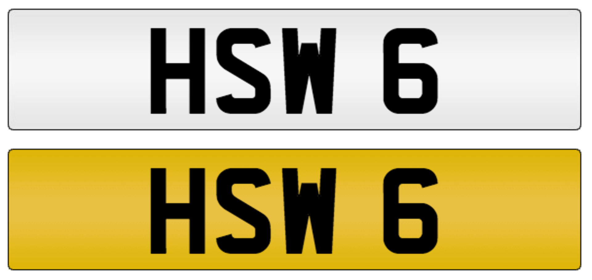 HSW 6 on DVLA retention certificate, ready to transfer