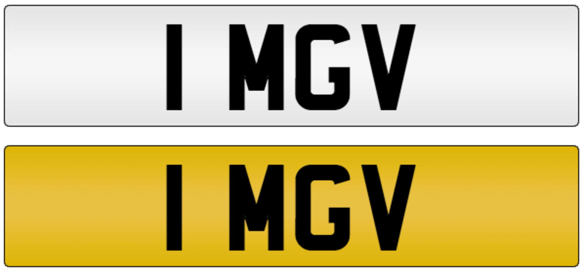 1 MGV on DVLA retention certificate, ready to transfer