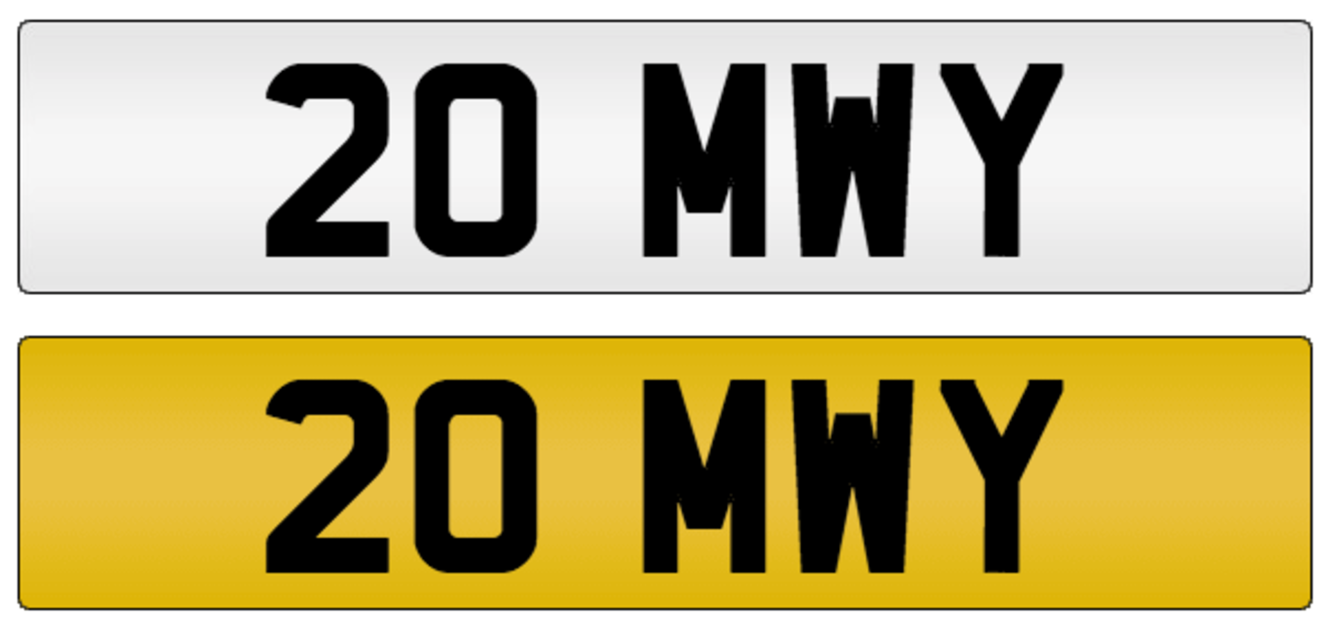 20 MWY on DVLA retention certificate, ready to transfer