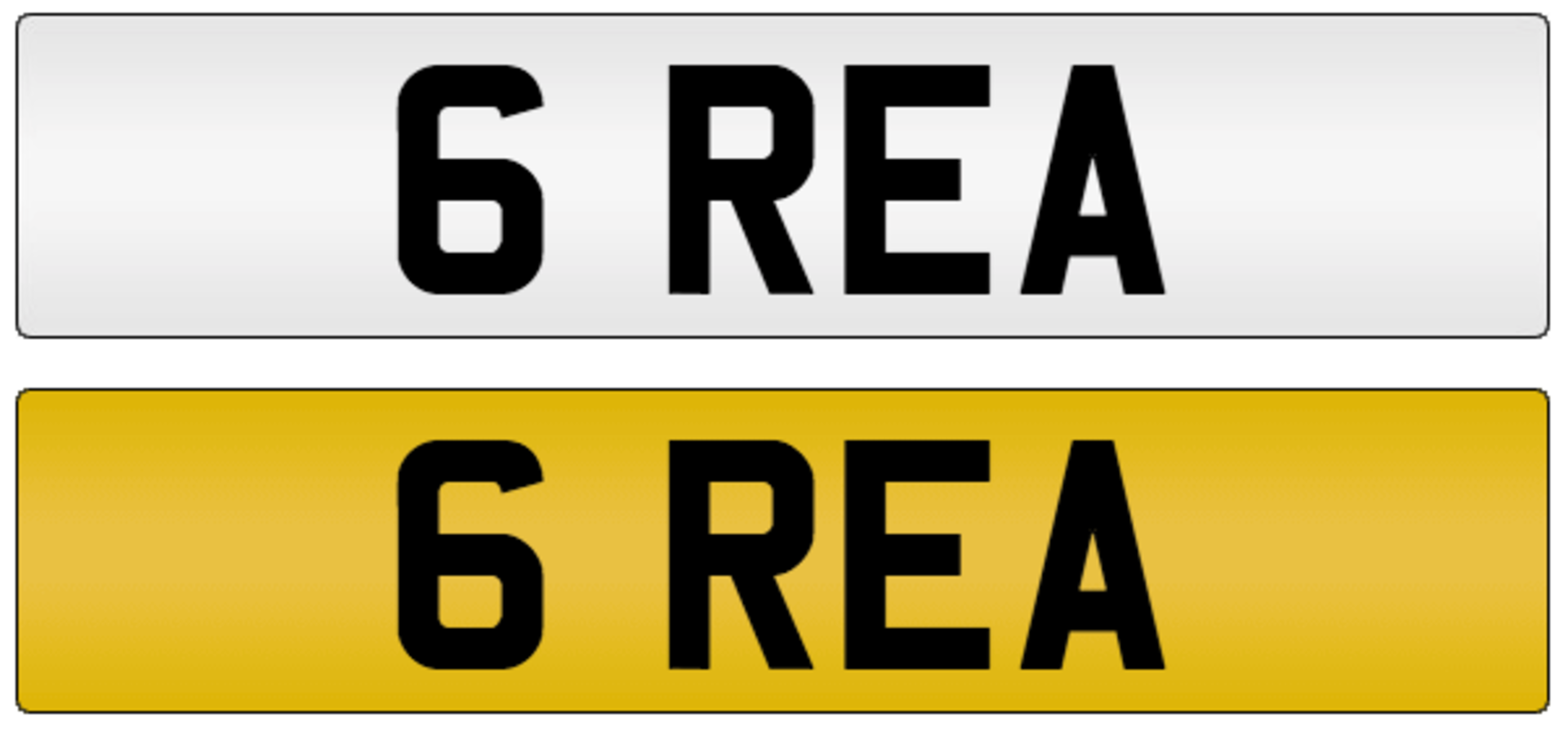 6 REA on DVLA retention certificate, ready to transfer