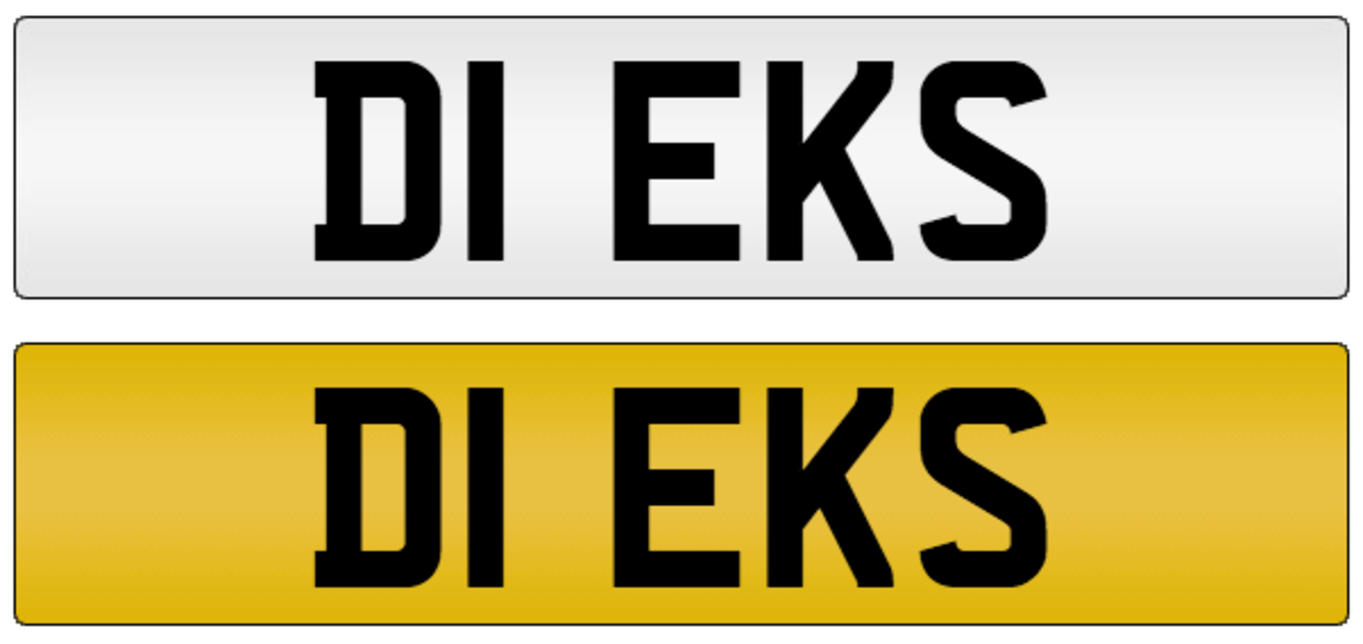 D1 EKS on DVLA retention certificate, ready to transfer