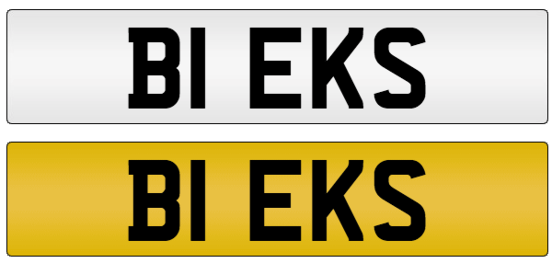 B1 EKS on DVLA retention certificate, ready to transfer