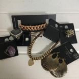 A group of carded/unused costume jewellery with a combined original RRP of £40 +. Includes free UK