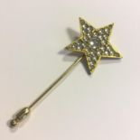 at Lapel Brooch Stick Pin by MMA Metropolitan Museum of Art Gold Plated Star. Includes Free UK