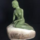 VINTAGE CARLSBERG ADVERTISING MERMAID ON A ROCK. In very good condition Includes free UK delivery