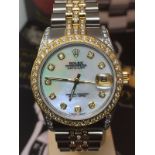 Rolex 68273 Stainless Steel & Gold Midsize Datejust