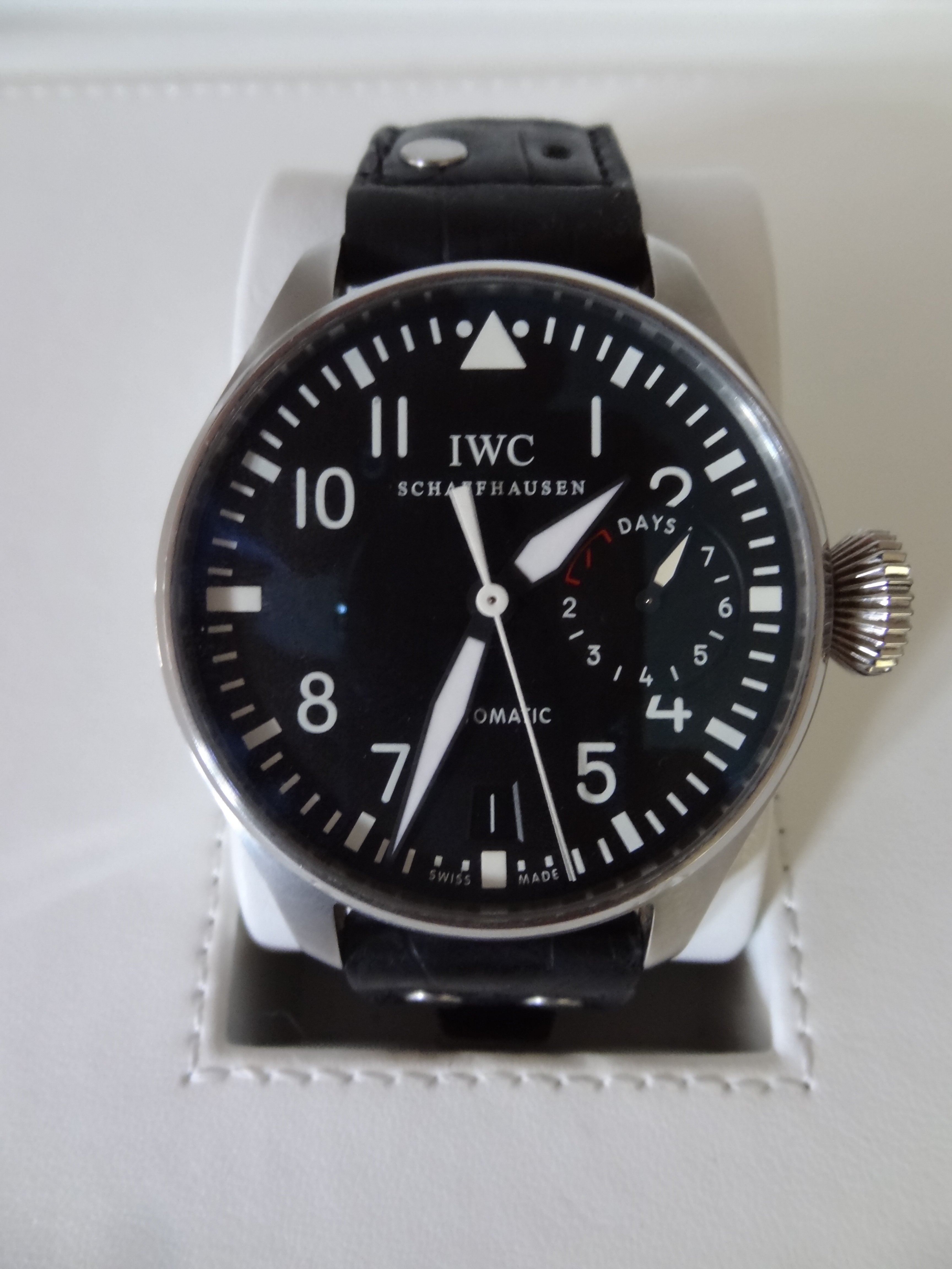 IWC Schaffhausen, Big Pilot Automatic Stainless Steel Gentlemans' Wristwatch IW500401 - Image 8 of 11