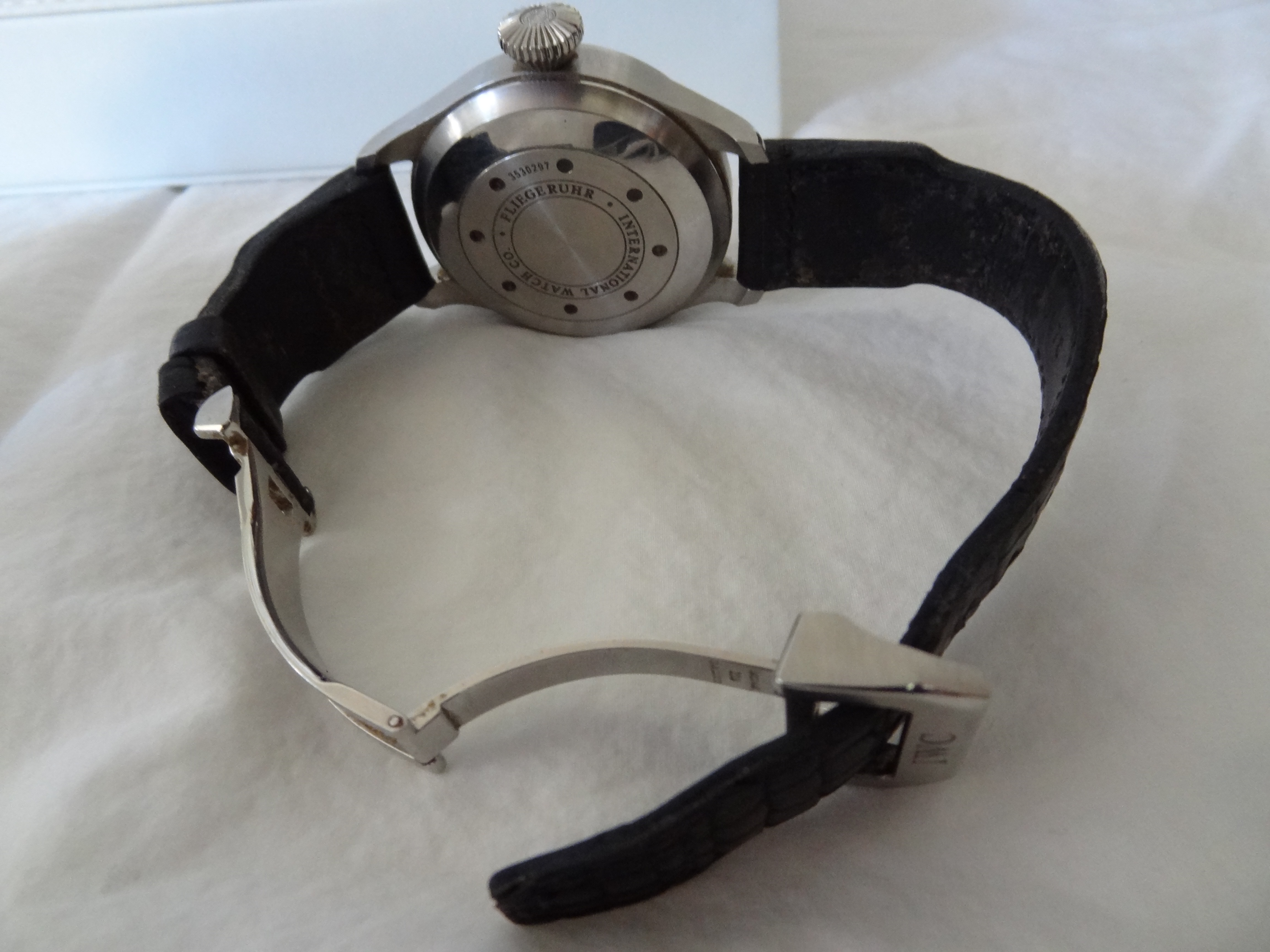 IWC Schaffhausen, Big Pilot Automatic Stainless Steel Gentlemans' Wristwatch IW500401 - Image 10 of 11