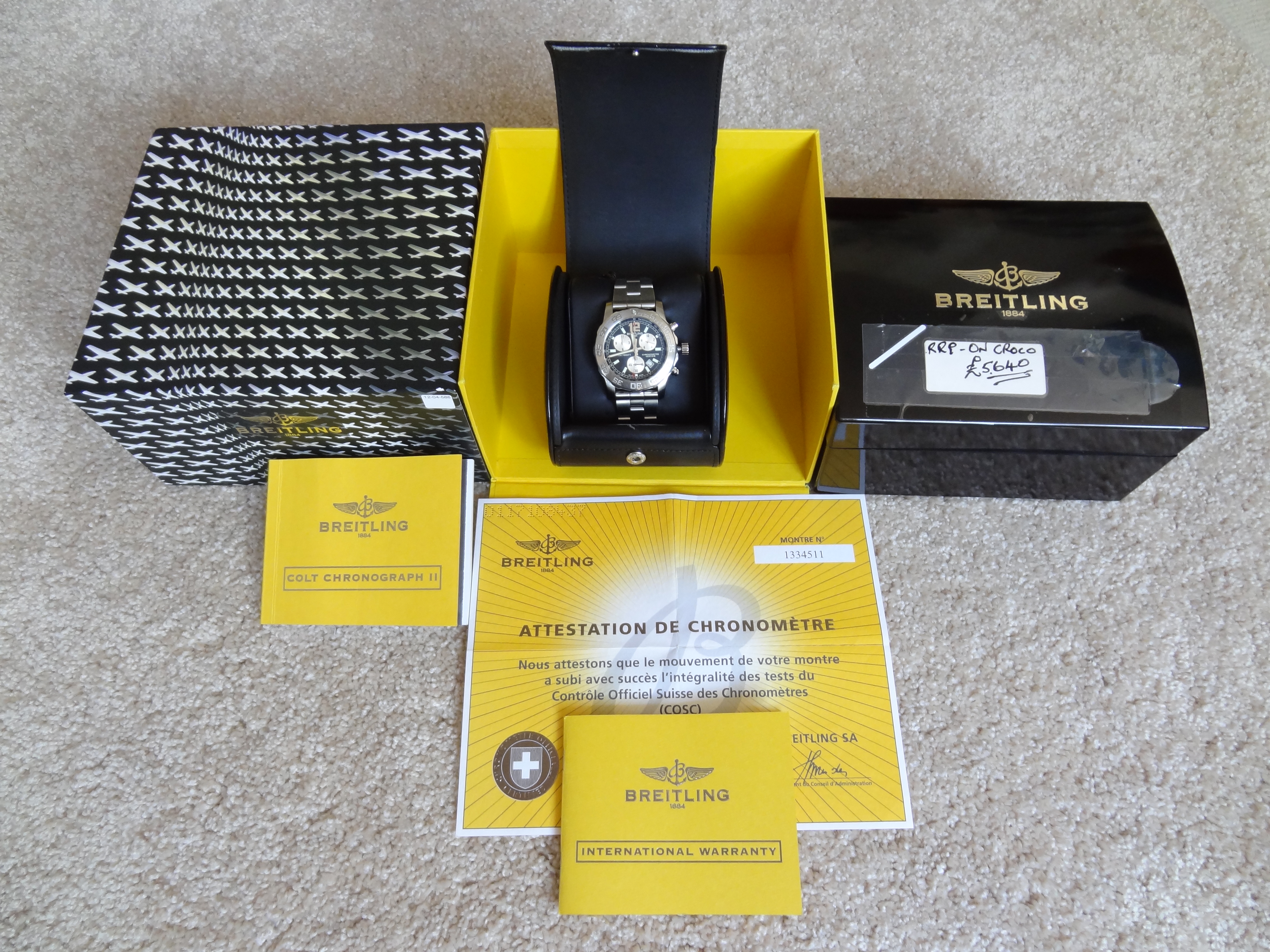 BREITLING Colt Chronograph II Quartz A73387 - Image 5 of 12