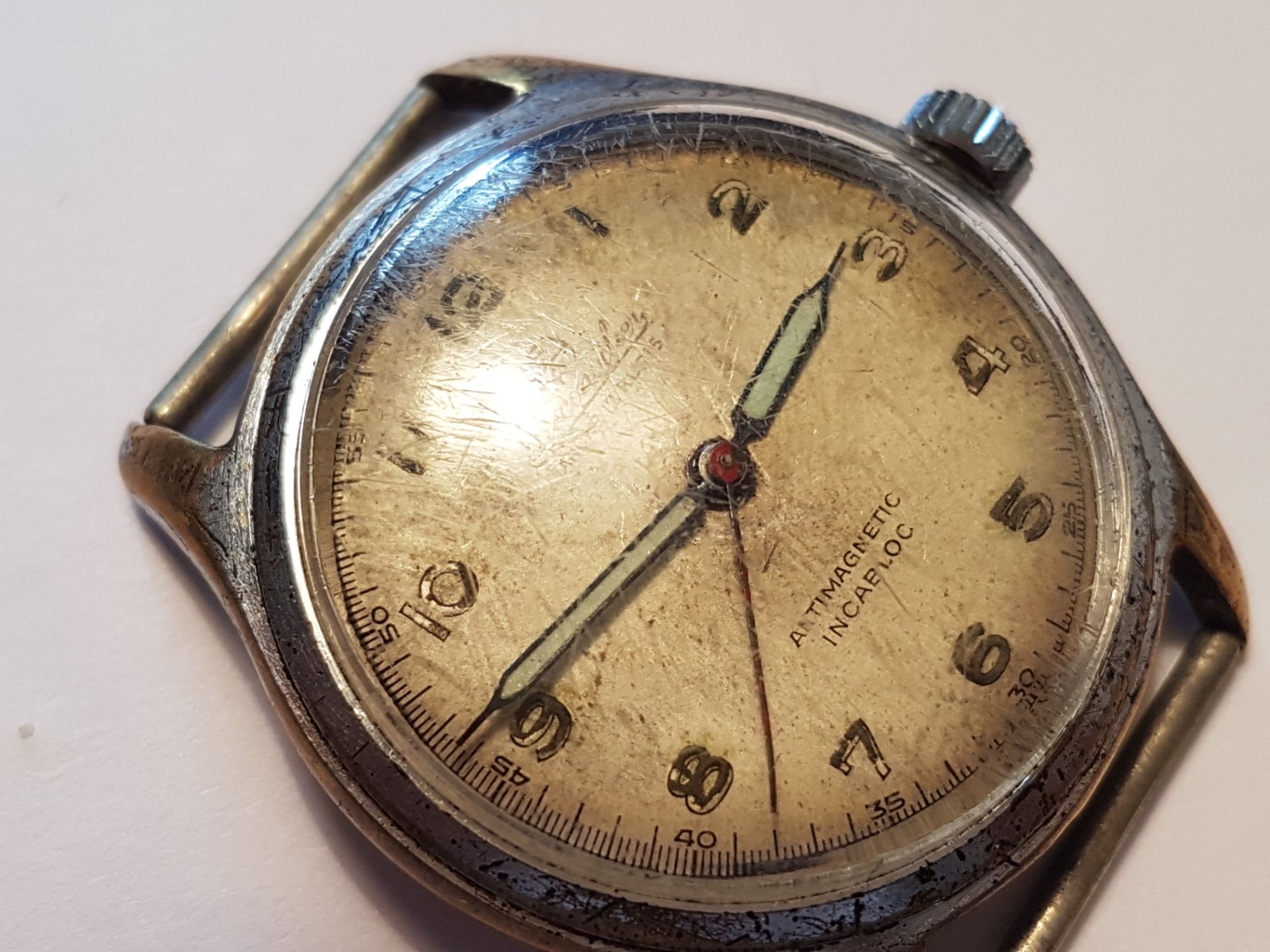 1940S Reconvelier Mans Watch In Working Condition And Orginal