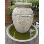 Garden Water Fountain (Includes Pump)