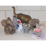 7 Collectable Figures, Elephants & Bear No Reserve