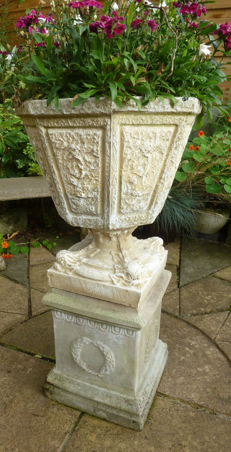 Garden Planter Urn on Stand