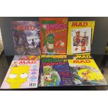 Parcel of 10 Vintage Retro MAD Magazines