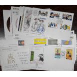 Stamps Collection of 17 British First Day Covers From Channel Islands & Isle of Man