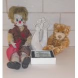 Vintage Retro Musical Clown & Other Items No Resrve