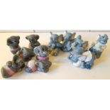 Collection of 11 Novelty Elephants No Reserve