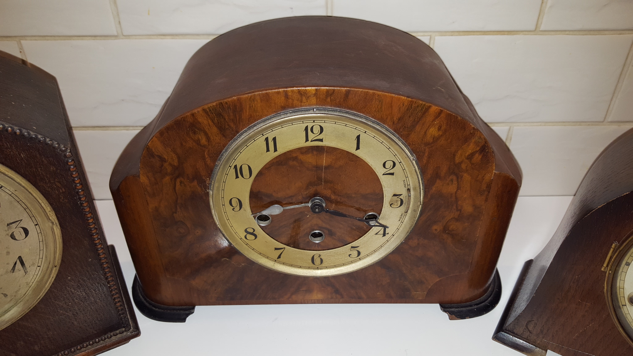 3 Assorted Vintage Retro Clocks No Reserve - Image 2 of 4