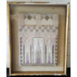 Jane Dew Embroidery 'Catherdral 1968'