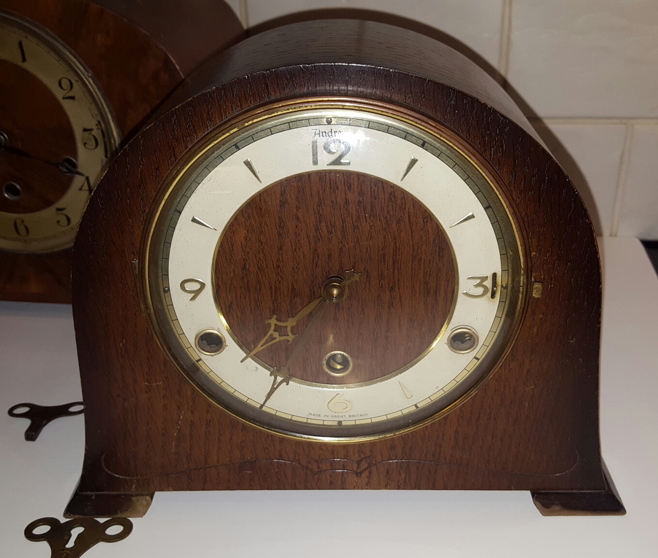 3 Assorted Vintage Retro Clocks No Reserve - Image 4 of 4