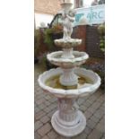 Large Garden Water Fountain (Includes Pump)