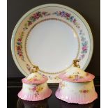 3 x Vintage Retro Limoges Ceramic Items c1890's to 1950's